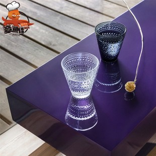 芬兰iittala伊塔拉露珠v 玻璃杯子水杯高脚杯酒杯碗盘子简约北欧