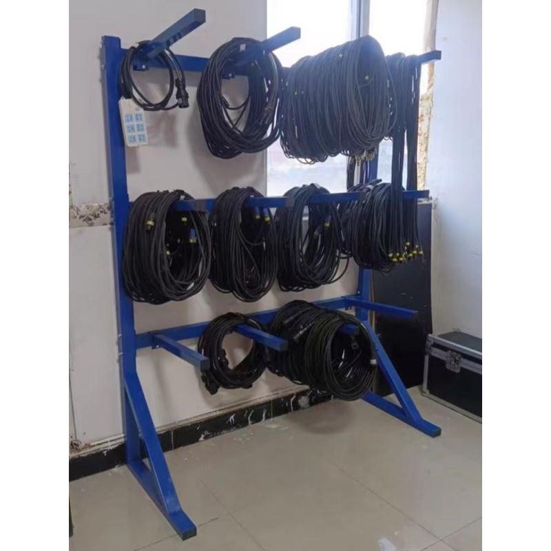 挂线架舞台灯光线材整理展示架电线D缆悬挂架托臂式挂线货架可定