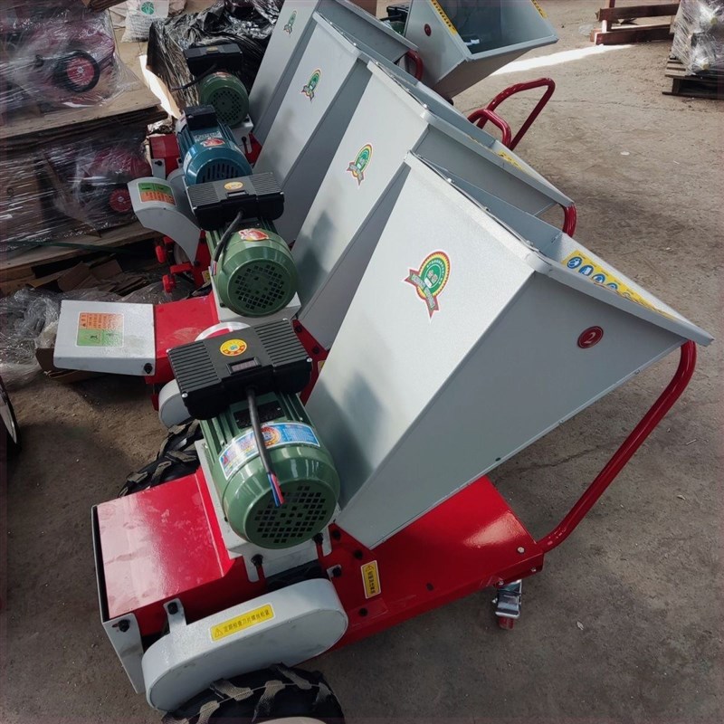 可携式铡草机多功能m干湿两用树枝粉碎枝机铡草机果园林木材粉碎