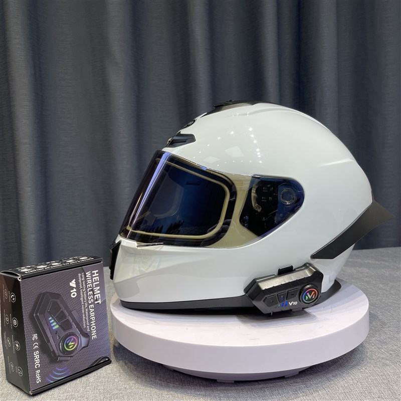 3C认证摩托车电动车头盔全盔骑行机车头盔四季男女带蓝牙槽