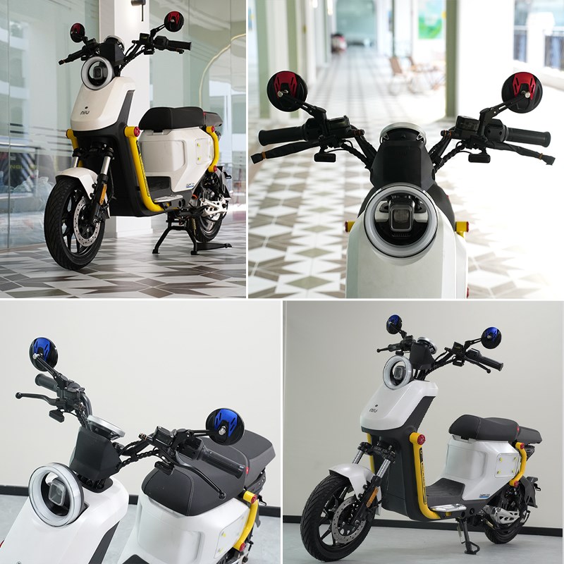 适用于极核AE4九号MZMIX机械师小牛UMAX摩托电动车通用短款后视镜