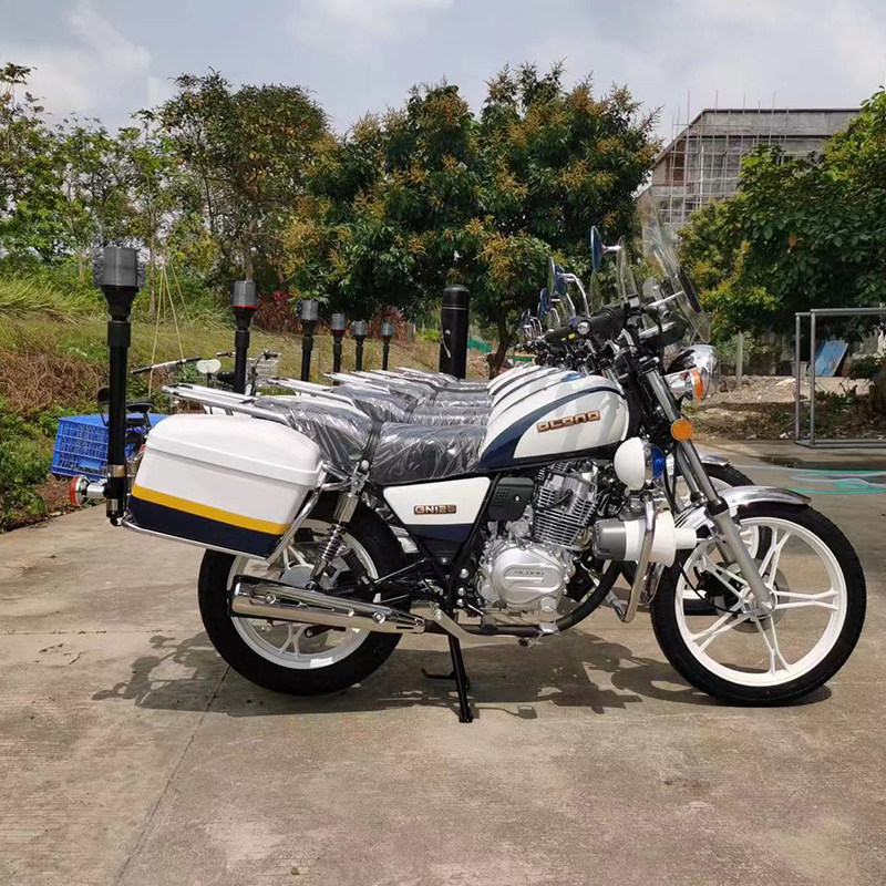 小区物业治安城管巡逻车国四电喷125cc燃油太子摩托车150cc可上牌