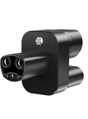 新能源电动汽车CCS2欧标转特斯拉转接头5孔直流充电枪转换头快充