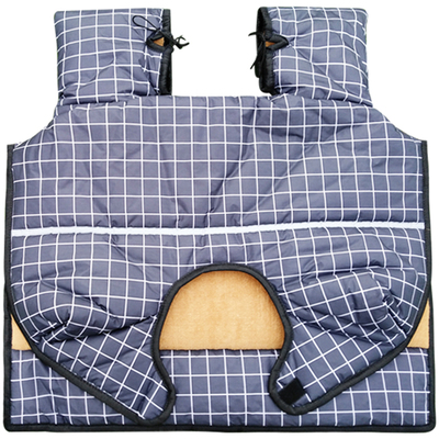 电动车挡风被冬季加绒加厚冬天双面防水罩小号电瓶披风加大号冬款