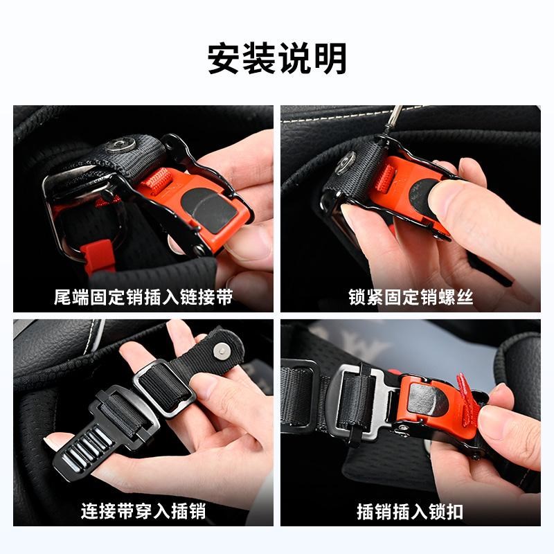 摩托车头盔快拆双D扣改装快插扣金属头盔下巴扣卡扣免拆线扣