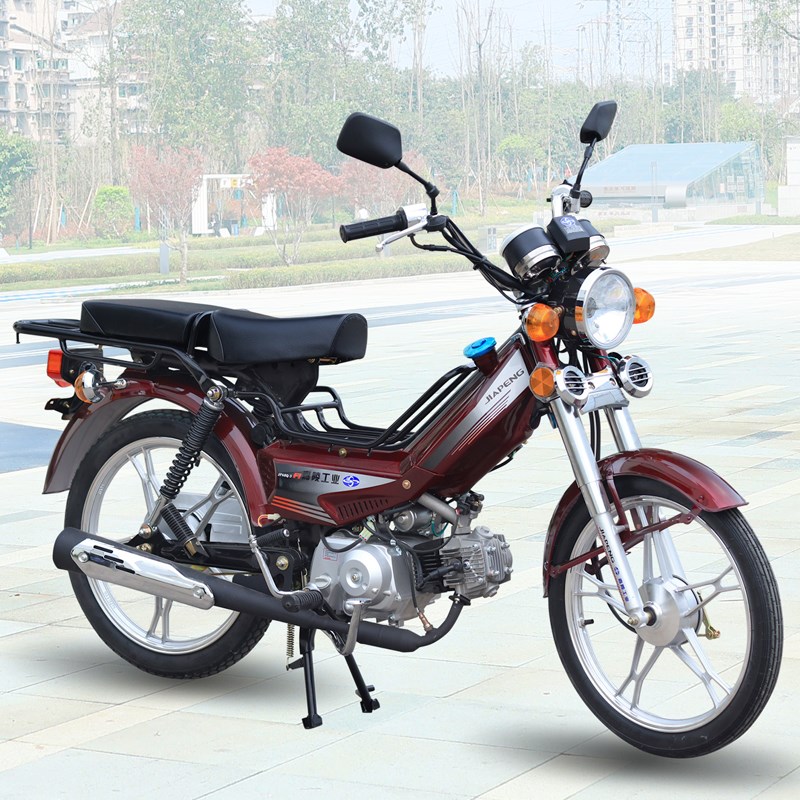 重庆嘉陵嘉鹏48节油王代步燃油助力国4电喷小弯梁摩托车可上牌