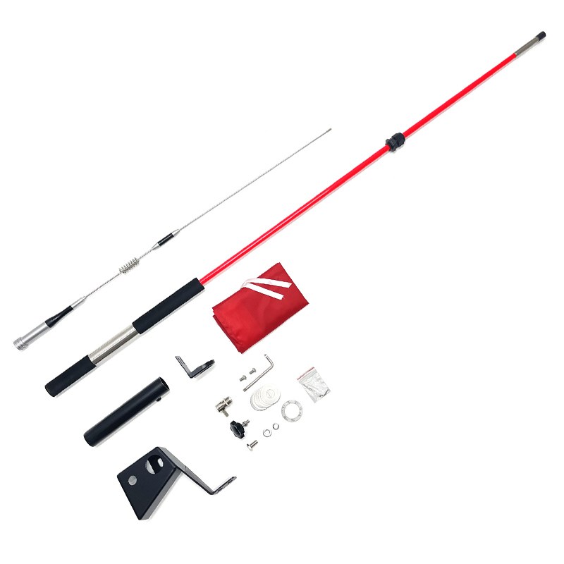 24款哈弗猛龙尾门旗杆天线支架电台夹边底座不锈钢专用改装件配件