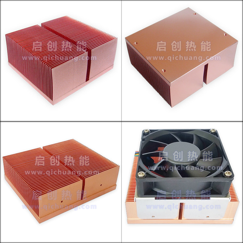 DIY紫铜散热片医疗IC芯片路由LED半导体制冷片TEC激光铜散热器