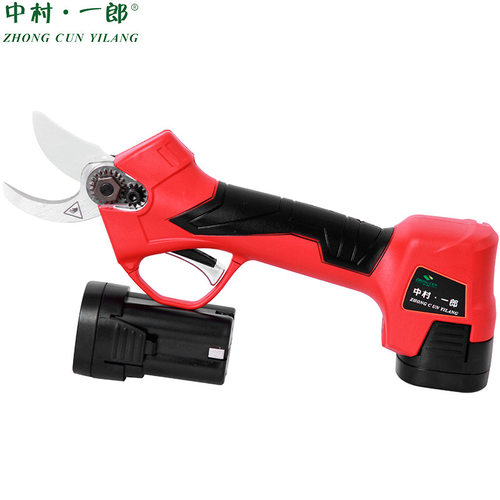 中村一郎电动修枝剪刀充电式电动果树剪刀剪树枝粗枝剪园艺剪枝机