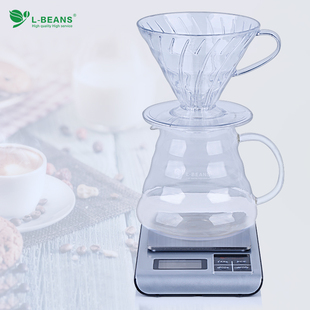 3公斤 手冲咖啡壶用电子称厨房秤台秤0.1g BEANS吧台用电子称