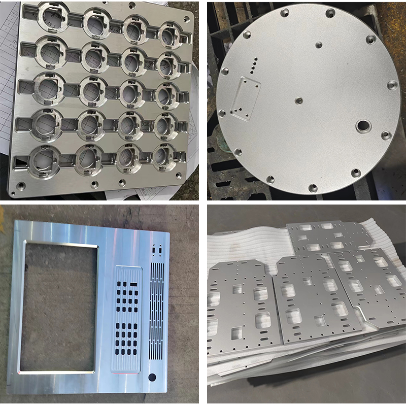 铝板CNC加工定制6061/7075/5052/1060铝合金板材激光切割铝片折弯