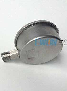 上海耐震压力表60mm径向0-10000psi 不锈钢压力表 YTF-60H/Y60B