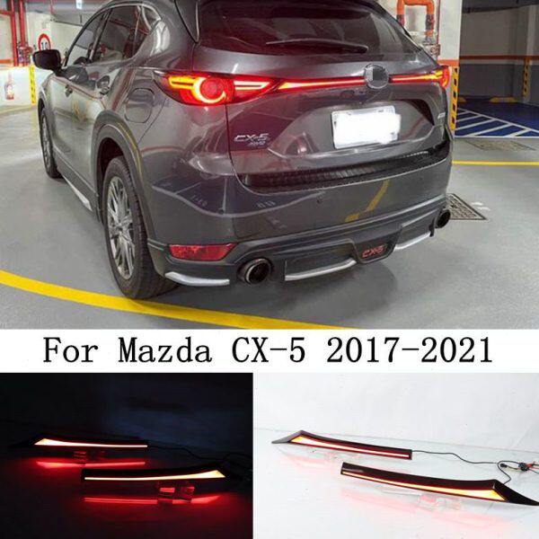 适用17-21马自达CX-5贯穿式尾灯总成改装cx5转向流水刹车后备箱灯