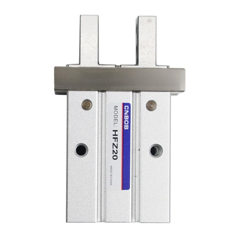 亚德客型机械夹爪手指气缸HFK/HFZ10/16/20/25/32/40加长气动HFZL