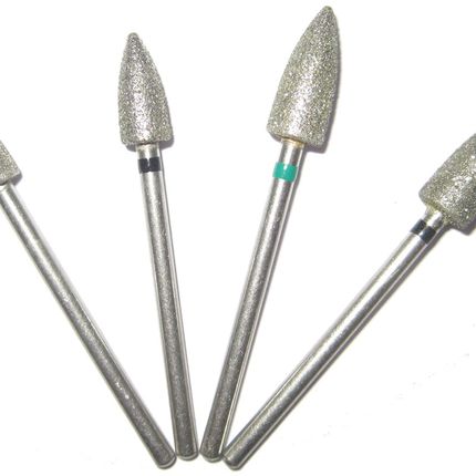 电镀金刚砂磨头 技工金刚石类工具 玉石金属晶体等雕刻 子弹型