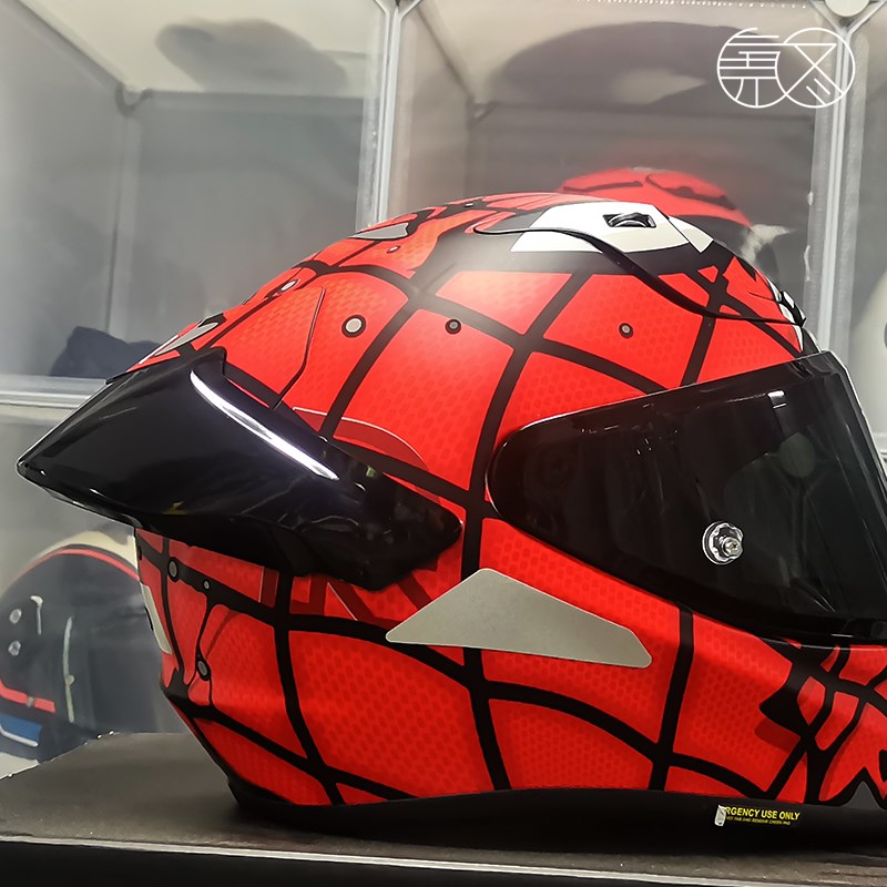 适用HJC毒液奇迹全升级RPHA12 头盔大尾翼漫威延长扰流罩改装配件