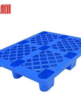 上柯G6082蓝色塑料托盘网格货物栈板防潮板仓库物流垫仓板栈板100