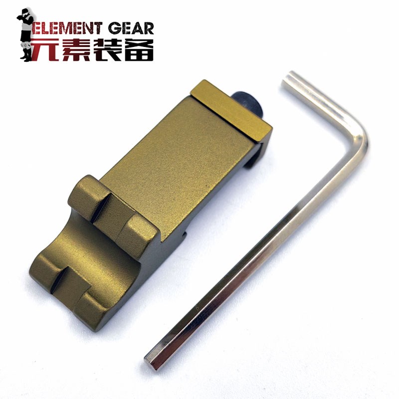 Elements Equipment M300/My600手电筒金属支架Mlok/关键斜角底座