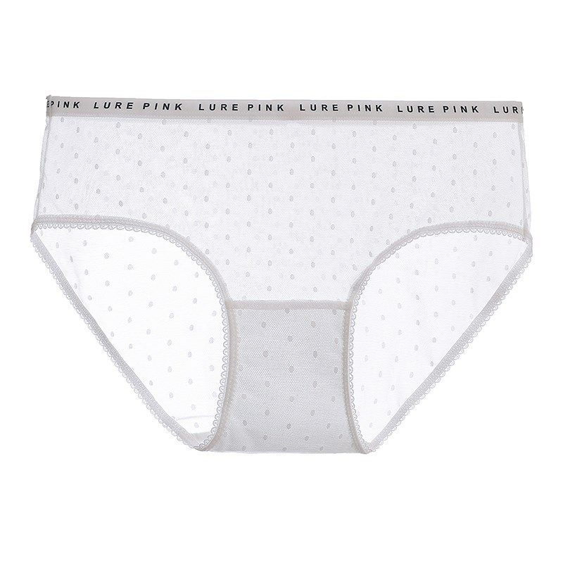 透明内裤女款蕾丝网纱性感勾人低腰超薄透气无痕冰丝女士三角裤夏