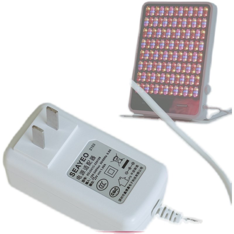 SEAYEO大排灯原装电源线美容仪插头光谱仪电源适配器面罩充电器线