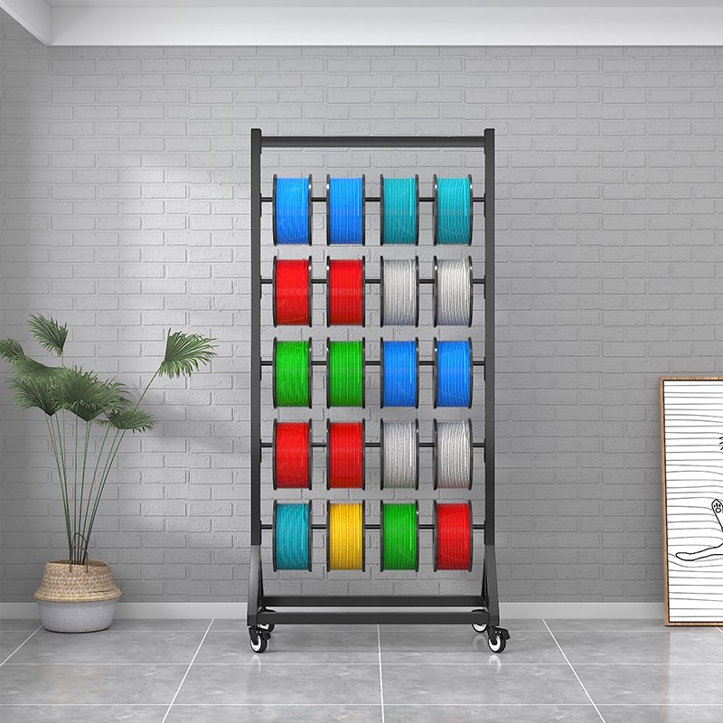 线缆盘放线架墙壁纸移动电缆收纳整理架子电工光纤网线电线放置架