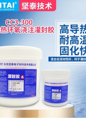 KT300 电子灌封胶 导热 阻燃 电机 有机硅 电源 密封 环氧灌封胶