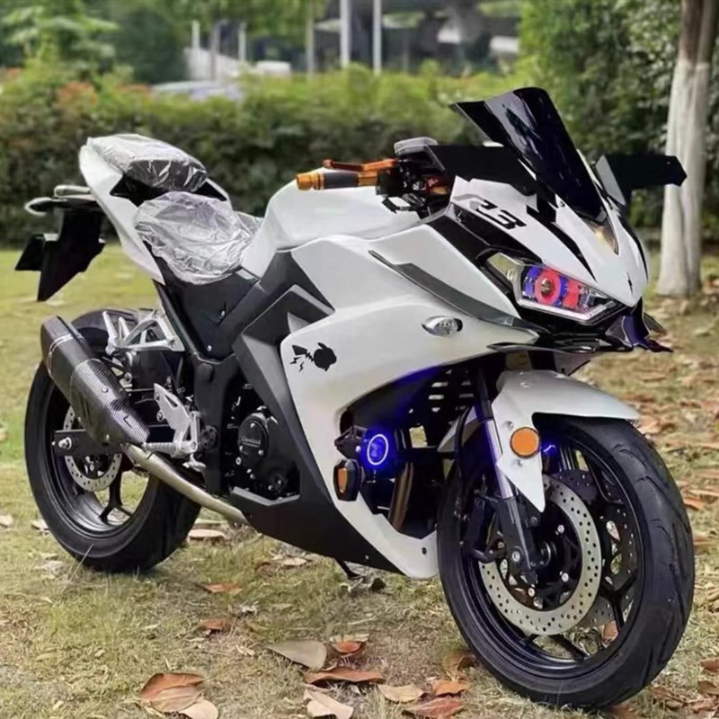 跑车72V川崎H2电动机车仿赛小忍者R3地平线高速跑车V6公路赛S款可