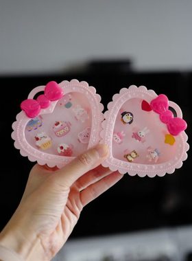 小女孩礼物 盒装女孩卡通戒指儿童配饰品小孩指环小女生首饰3-8岁