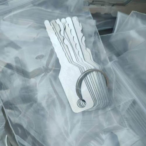 10合1钥匙串钥匙胚10件套 电动车钥匙胚