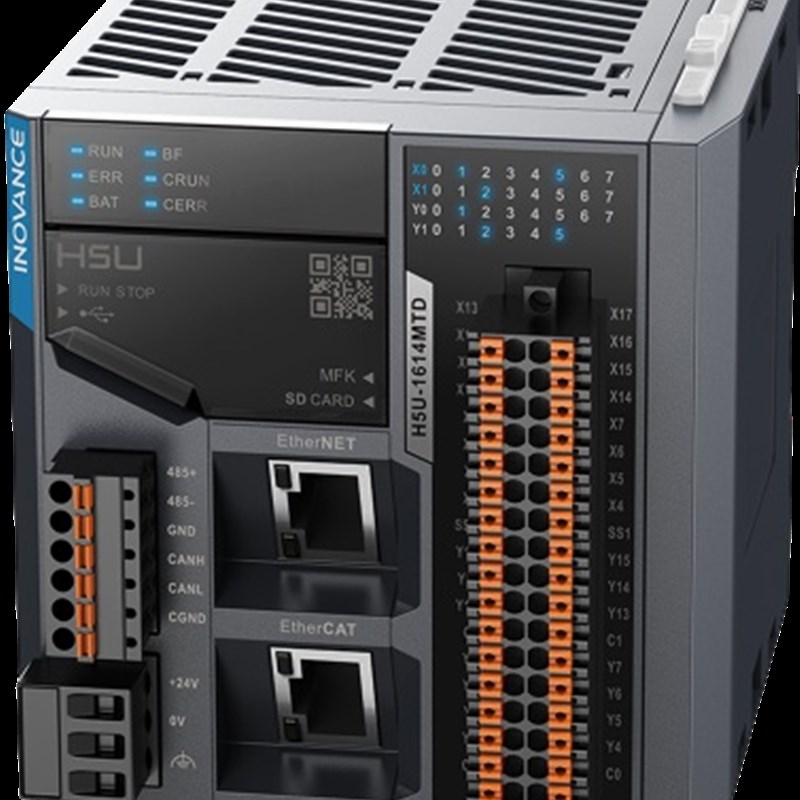 汇川Ethercat总线PLC/H5U系列小型控制器E8轴16轴32轴/H5U-1614MT