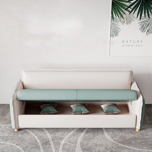 【香港包邮】储物沙发小户型科技布简约客厅梳化双人卧室阳台沙发