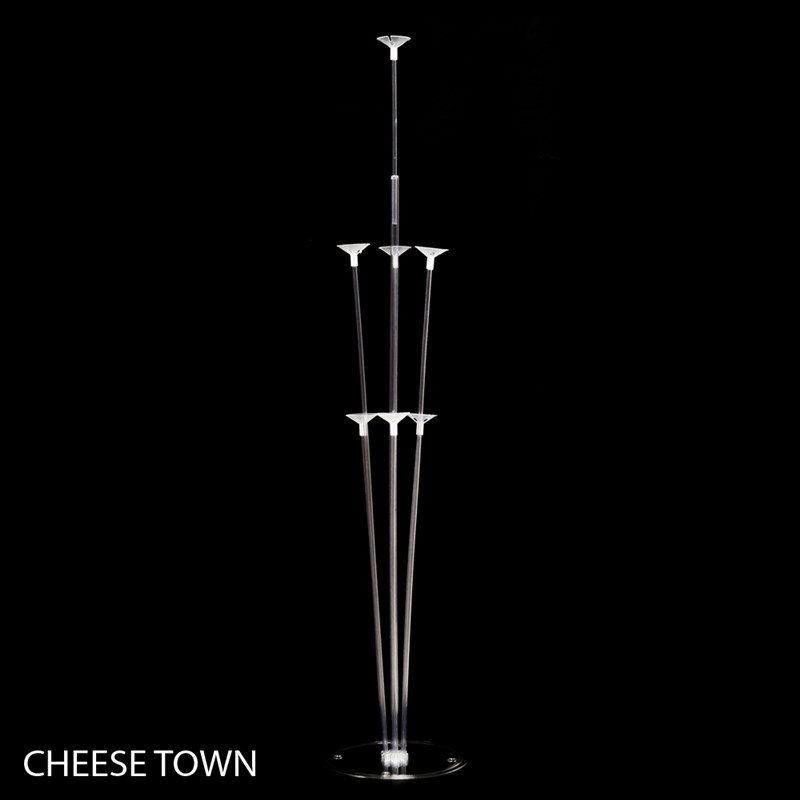 气球桌面透明立柱 不q含气球 支架撑架宴会桌飘商场店面节日布置