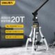 得力液压拉马整体式 ZL20 20吨轴承拔轮器20T二爪三爪拉马横向用DL