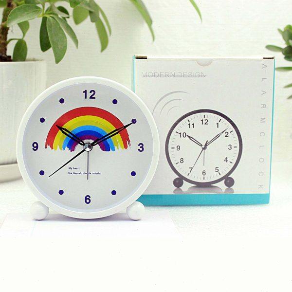 金属喷漆卡通简约闹钟夜灯创意打铃少儿小学生床头时尚座钟定钟面,家居饰品,台钟/闹钟,淘宝优惠券,粉丝福利购,淘宝优惠卷