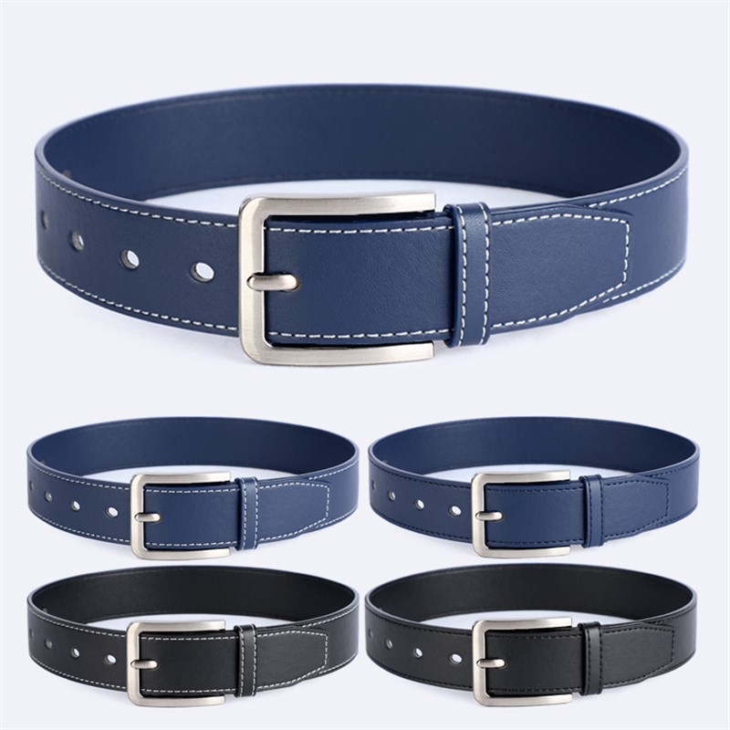 33/38mm有弹力男士腰带橡皮A筋舒适不勒腰松紧带牛仔西裤皮革皮带