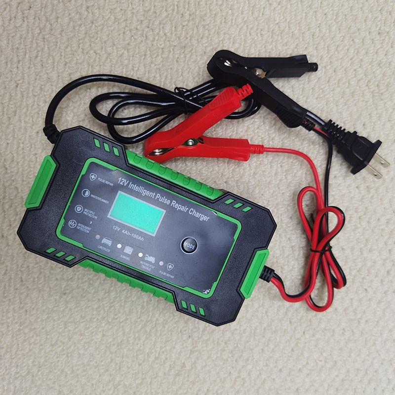 汽车电瓶充电器12V充电机蓄电池摩托车铅酸启停24V智能自动脉冲伏
