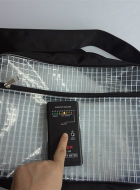 14寸35*25*8黑色布带网格防静电无尘工具包Antistatic dust free