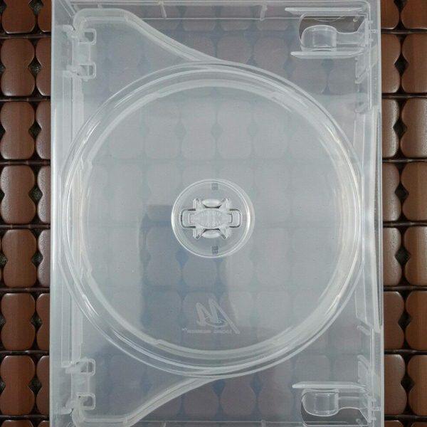 进口透明 厚DVD盒子 光盘收纳 可插封面 4碟装 4DVD