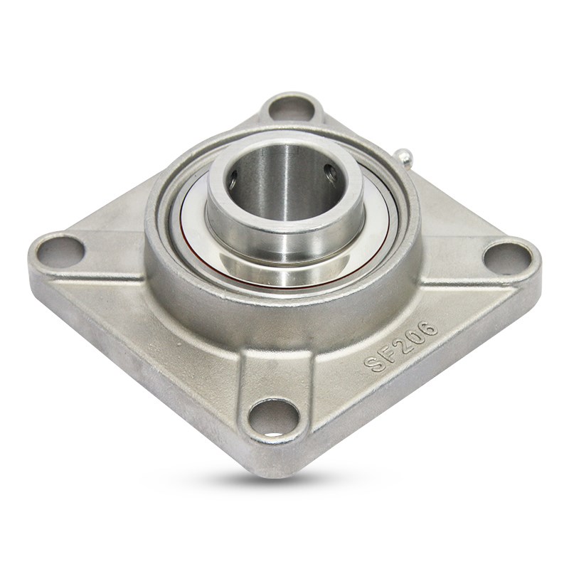 不锈钢外球面方形带座轴承SUCF204 205 206 207 UCF208 209 21012