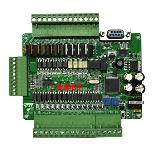 plc工控板控制器国产简易板式FX3U-24MT可编程 三微型菱plc控制器