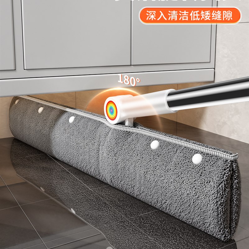 佳帮手魔术扫把配布家用扫地拖地两用卫生间浴室地面清洁神器套布