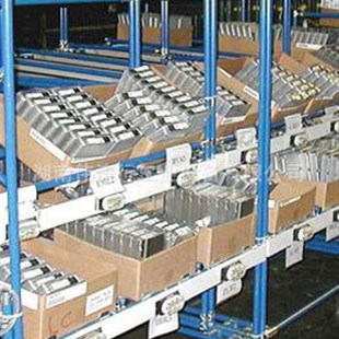 供应工厂线棒货架 滑轨精益管货架 电子移动式防静电货架