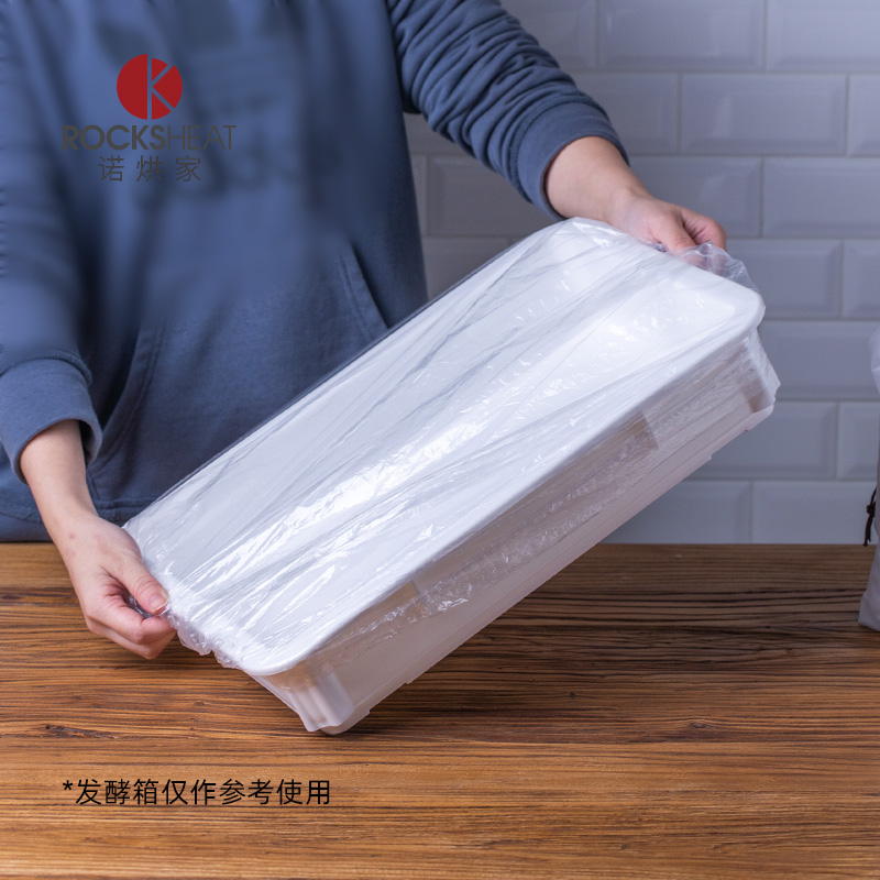 一次性烤盘保鲜膜套食品级商用浴帽式带松紧口周转箱家用保鲜膜罩