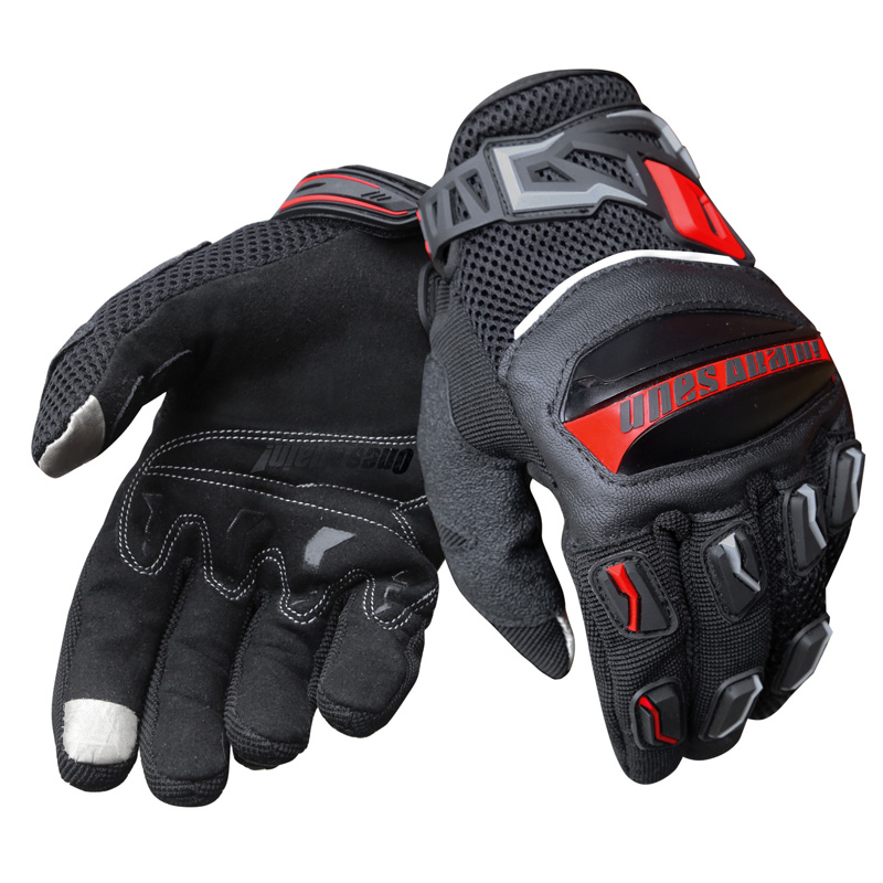 骑行手套夏季骑士摩旅装备女触屏机车赛透气男四季越野摩托车防摔