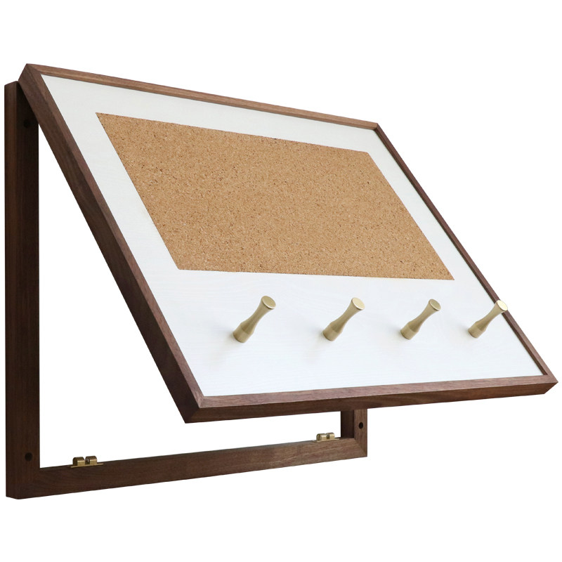 电表箱装饰画配电箱遮挡玄关电闸壁挂实木衣帽架黄铜挂钩软木定制