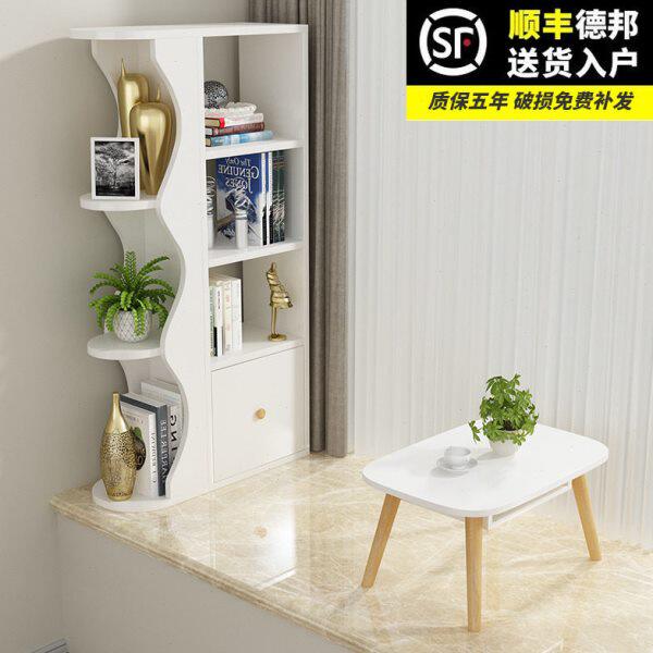 飘窗柜储物柜 窗台置物架 小书架收纳书柜卧室装饰榻榻米简易柜子