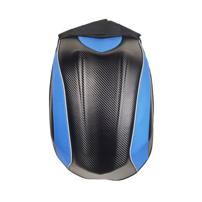 摩托车骑士背包男摩旅碳纤纹机车骑行双肩旅行硬壳防水头盔全盔包