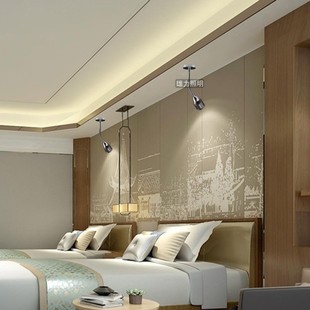 聚光灯万向led射灯3w 吸顶式 明装 小射灯天花灯led单灯软管射灯7瓦