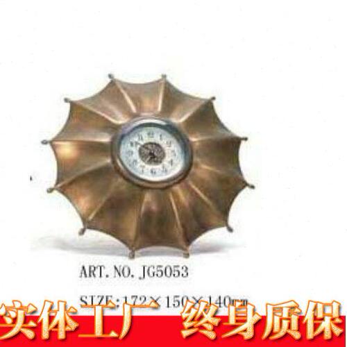 铜雨伞钟|古典钟表|仿古钟表|时尚家居 欧式家居会所客厅装饰