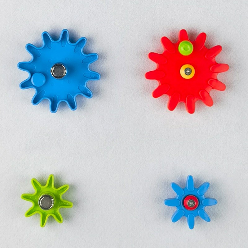 磁吸齿轮墙上磁铁儿童磁性磁吸墙玩具墙面益智磁力片墙壁积木贴墙